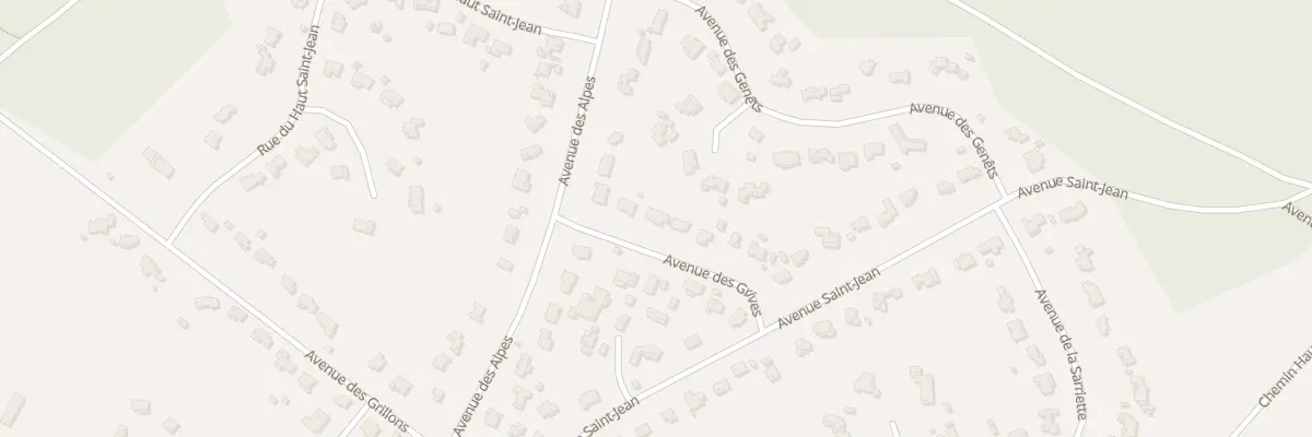 Plan du 65 Av des Grives à Régusse