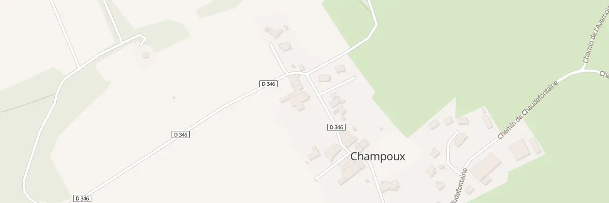 Plan du 11 Grande Rue à Champoux