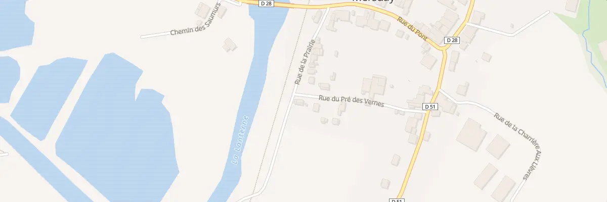 Plan du 13 Rue de la Prairie à Mersuay