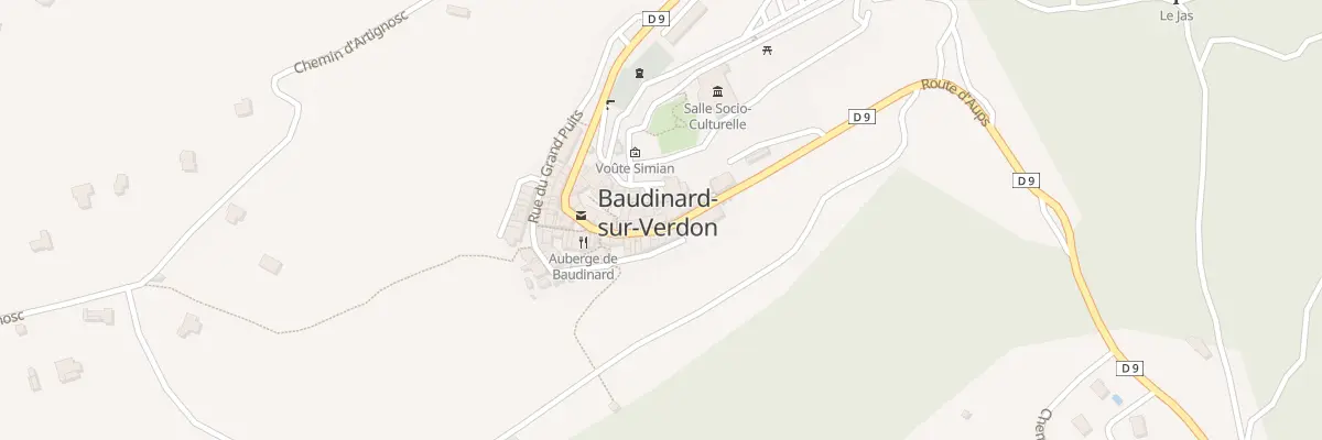 Plan du 26 Grand Rue à Baudinard-sur-Verdon