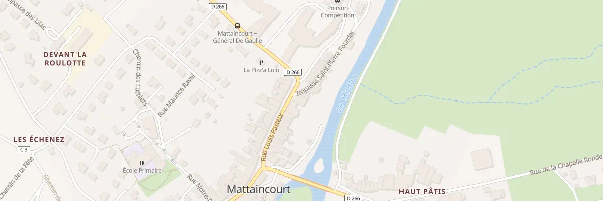 Plan du 35 Rue Louis Pasteur à Mattaincourt
