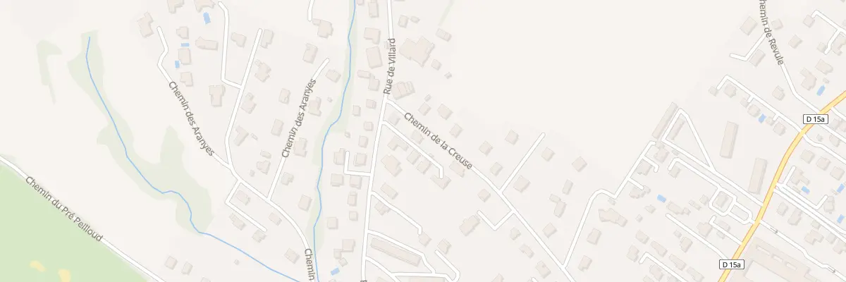 Plan du 463 Che de la Creuse à Divonne-les-Bains