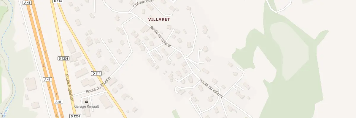 Plan du 560 Rte de Villaret à Fillière