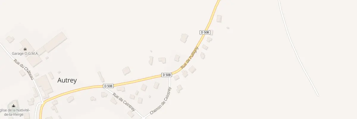 Plan du 6 Rue de Pulligny à Autrey