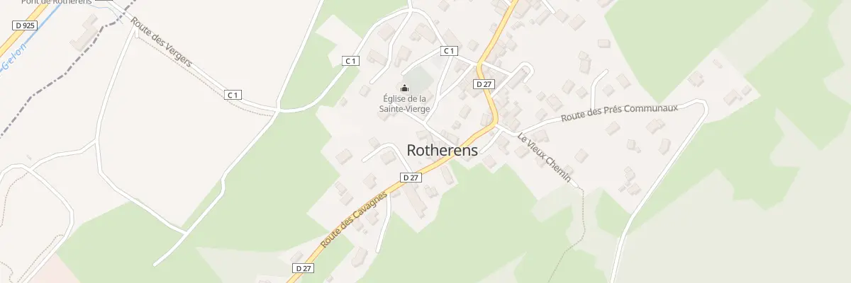 Plan du 21 Rue de l’Arrosan à Rotherens