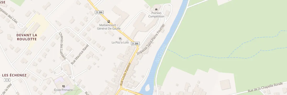 Plan du 1 Imp de l’Hopital à Mattaincourt