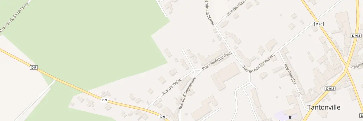 Plan du 3 Rue de la Haie Renard à Tantonville