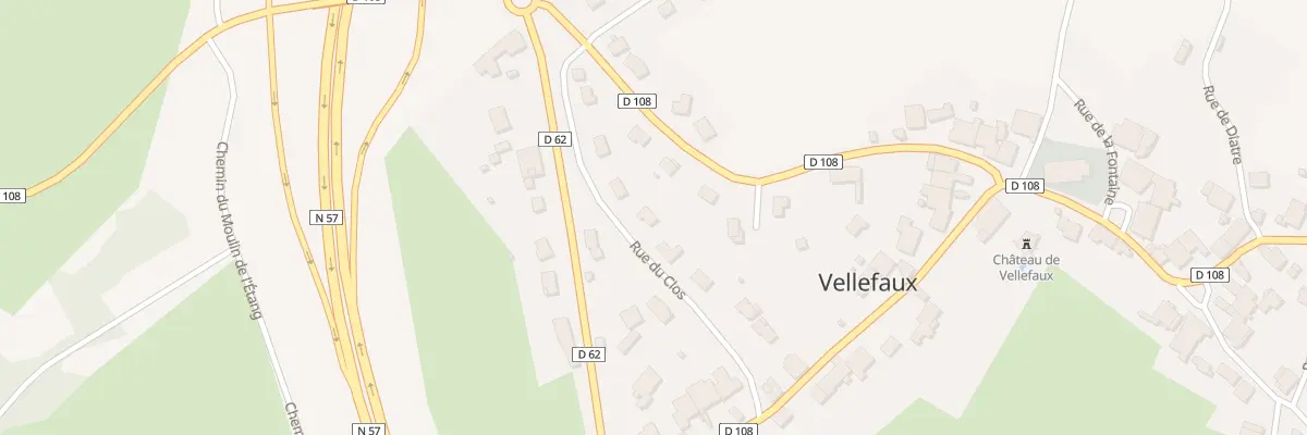 Plan du 7 Rue du Clos à Vellefaux