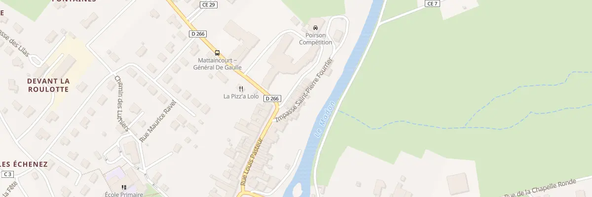 Plan du 3 Imp de l’Hopital à Mattaincourt