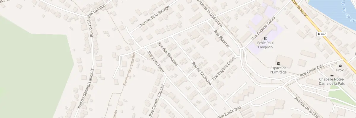 Plan du 5 Rue Les Simones à Frouard