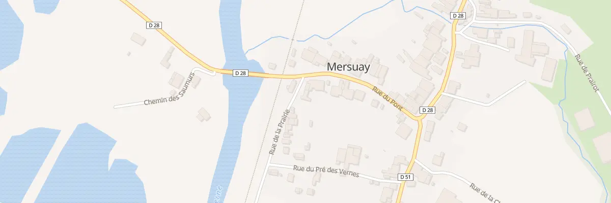 Plan du 3 Rue de la Prairie à Mersuay