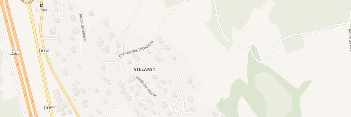 Plan du 567 Rte de Villaret à Fillière