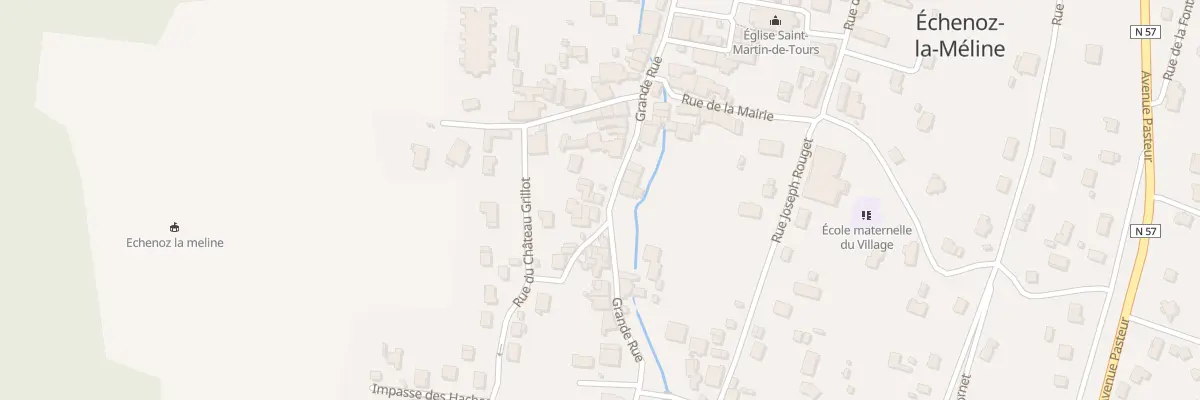 Plan du 60 Gr Grande Rue à Échenoz-la-Méline