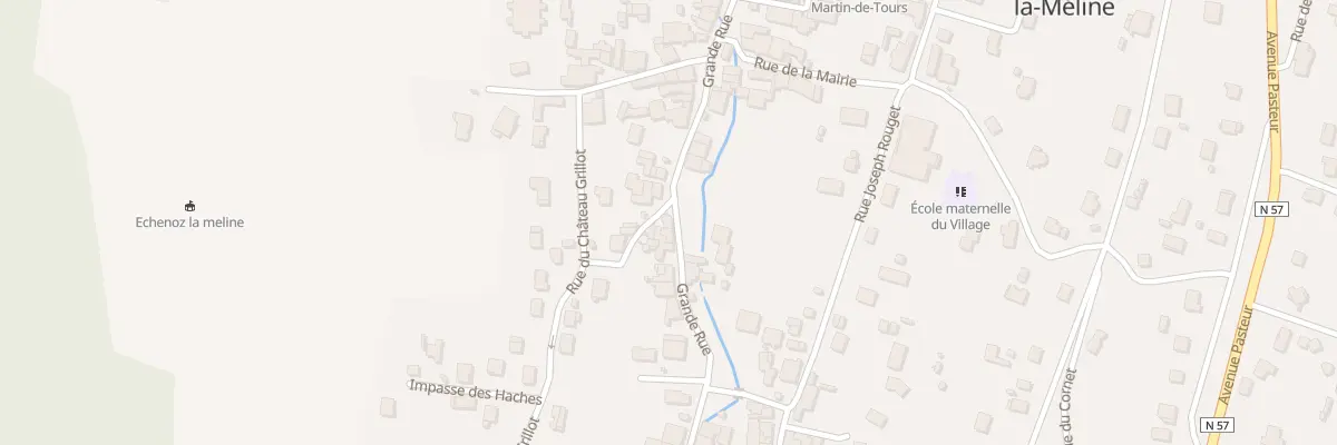 Plan du 68 Gr Grande Rue à Échenoz-la-Méline