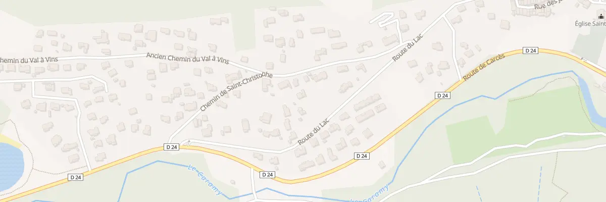 Plan du 5 Che de Saint Christophe à Vins-sur-Caramy
