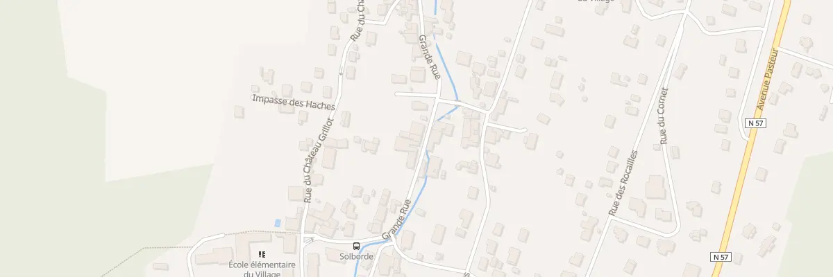 Plan du 92 Gr Grande Rue à Échenoz-la-Méline