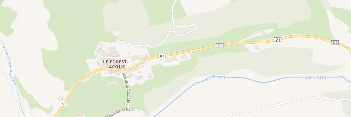 Plan du 5004A Clots de la Royere à Bayons