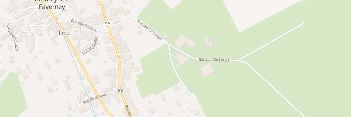Plan du 9 Rue des Six Loups à Breurey-lès-Faverney
