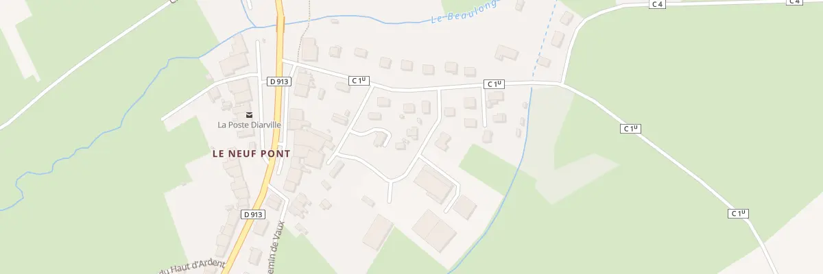 Plan du 4 Che de la Prairie de Vaux à Diarville