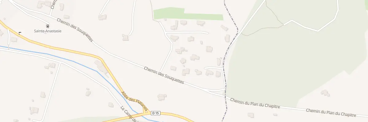 Plan du 38 All des Souquettes à Sainte-Anastasie-sur-Issole
