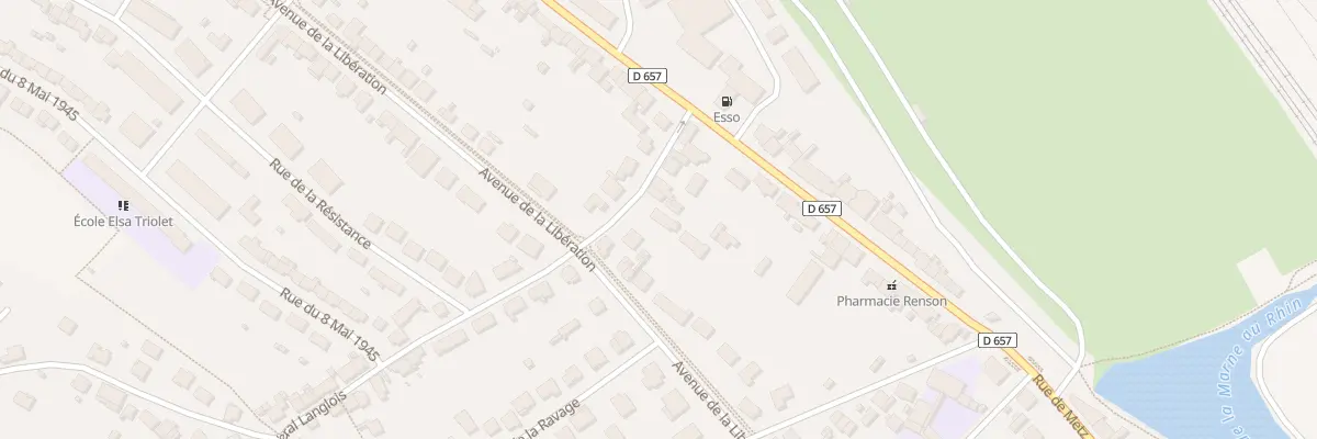 Plan du 11 Rue du Genéral Langlois à Frouard