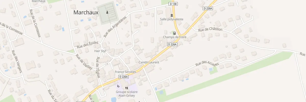 Plan du 45 Gr Grande Rue à Marchaux-Chaudefontaine