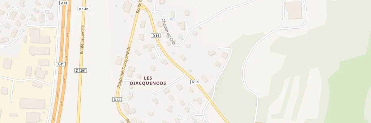 Plan du 3482 Rte de Fretallaz à Fillière