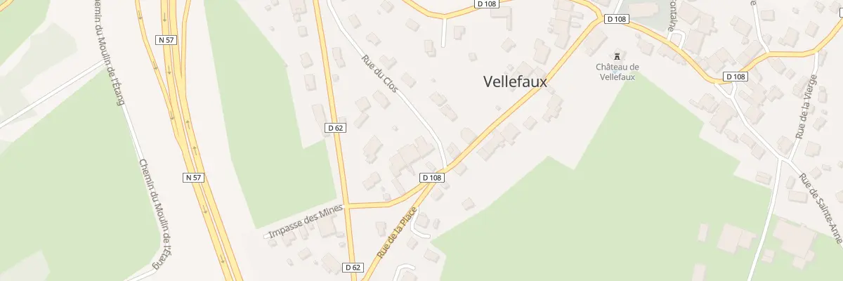 Plan du 22 Rue de l’Ancienne Mairie à Vellefaux