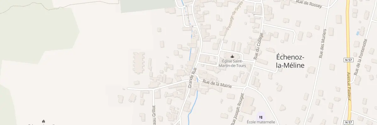 Plan du 34 Gr Grande Rue à Échenoz-la-Méline