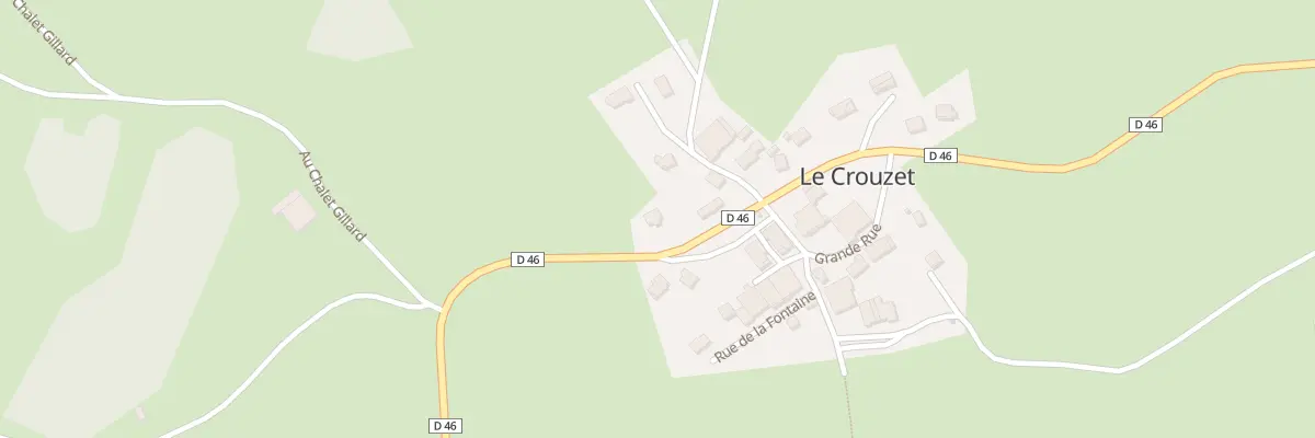 Plan du 3B Rte des Combes Derniers au Crouzet