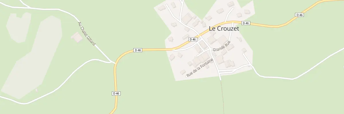 Plan du 3 Rte des Combes Derniers au Crouzet
