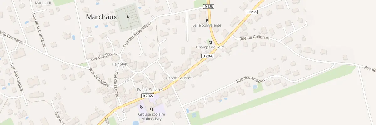 Plan du 45B Gr Grande Rue à Marchaux-Chaudefontaine
