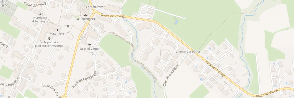 Plan du 234 Rte de Vovray à Archamps