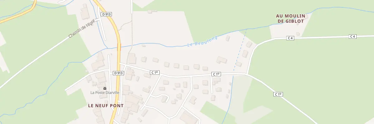 Plan du 9004 Rte de Pont sur Madon à Diarville
