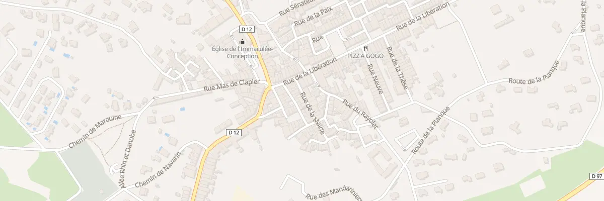 Plan du 38 Rue de la Mairie à Puget-Ville