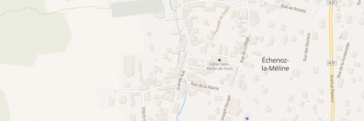 Plan du 26 Gr Grande Rue à Échenoz-la-Méline
