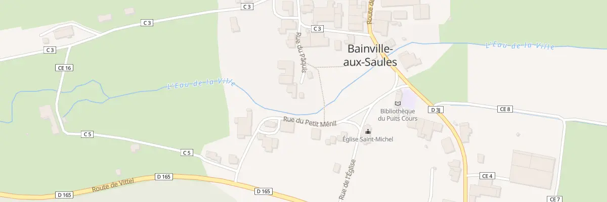 Plan du 95 Rue du Paquis à Bainville-aux-Saules
