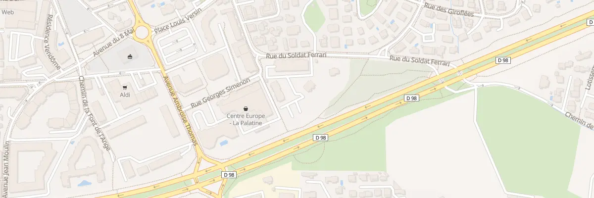 Plan du 60 Rue du Soldat Ferrari à Hyères
