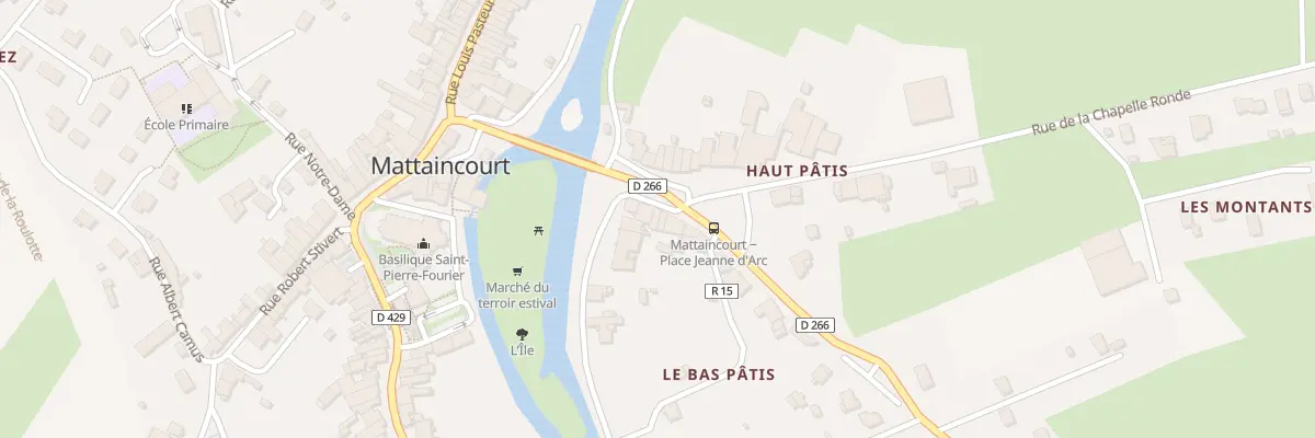 Plan du 1B Rue de Vandemoise à Mattaincourt