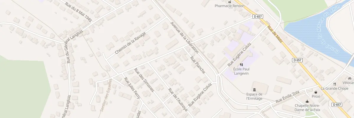 Plan du 27 Rue Jules Ferry à Frouard