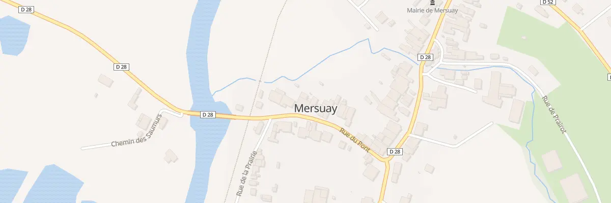 Plan du 22 Rue du Pont à Mersuay