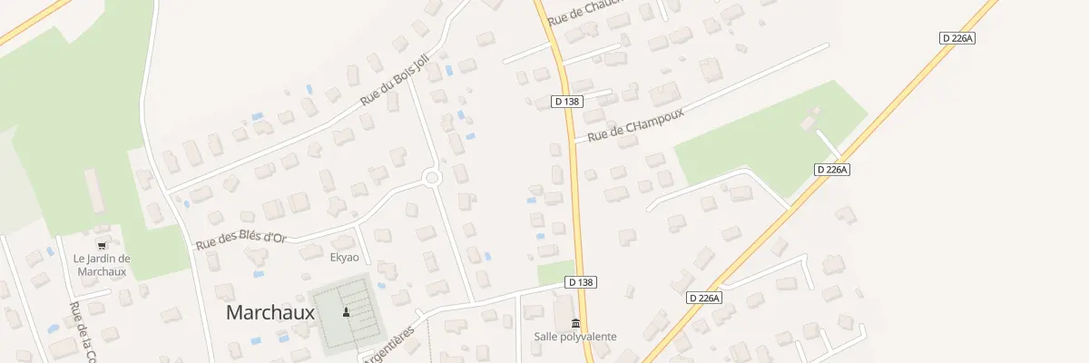 Plan du 17 Rue de Champoux à Marchaux-Chaudefontaine