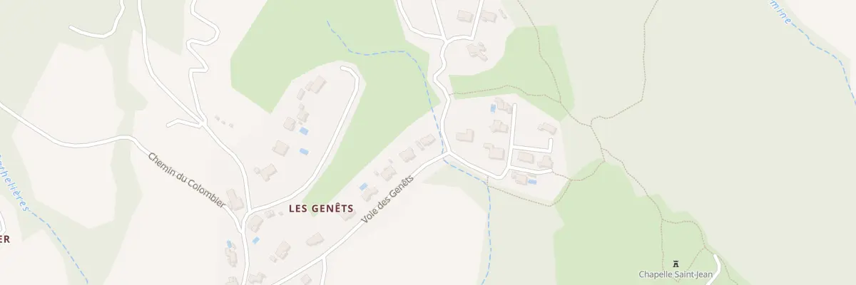 Plan du 13 Voie des Genêts à Aiglun