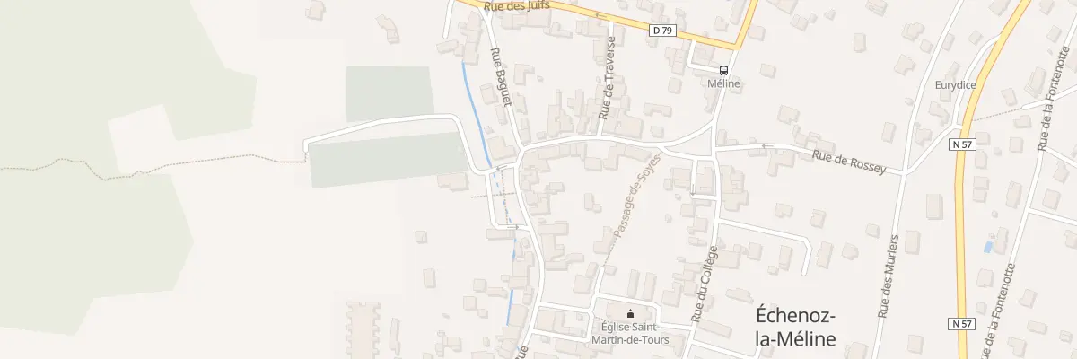 Plan du 25 Gr Grande Rue à Échenoz-la-Méline