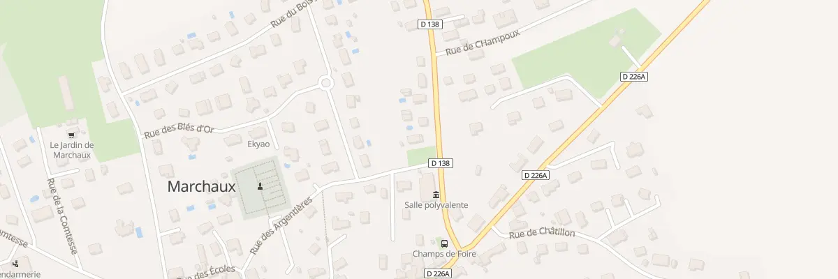 Plan du 11 Rue de Champoux à Marchaux-Chaudefontaine