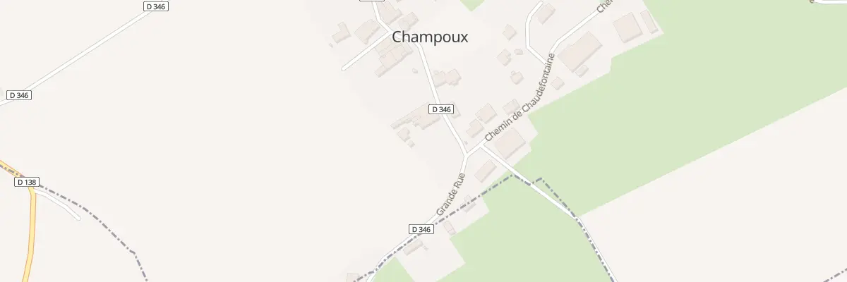 Plan du 3 Gr Grande Rue à Champoux