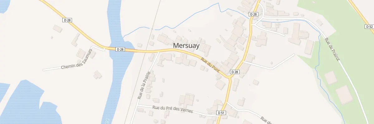 Plan du 7 Rue du Pont à Mersuay