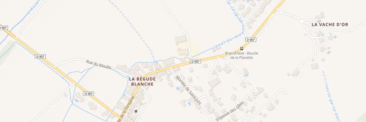 Plan du 38 Rte de la Fontaine à Bras-d’Asse