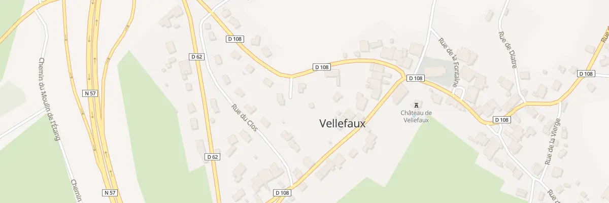 Plan du 1 Imp de la Riottote à Vellefaux