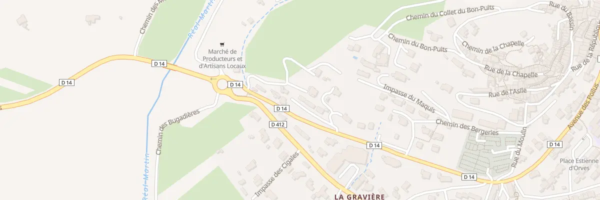 Plan du 6 Av des Poilus à Pierrefeu-du-Var